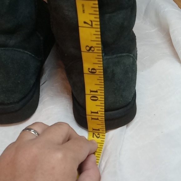 Cozie steps black winter sheepskin boots size 7 - Picture 4 of 12